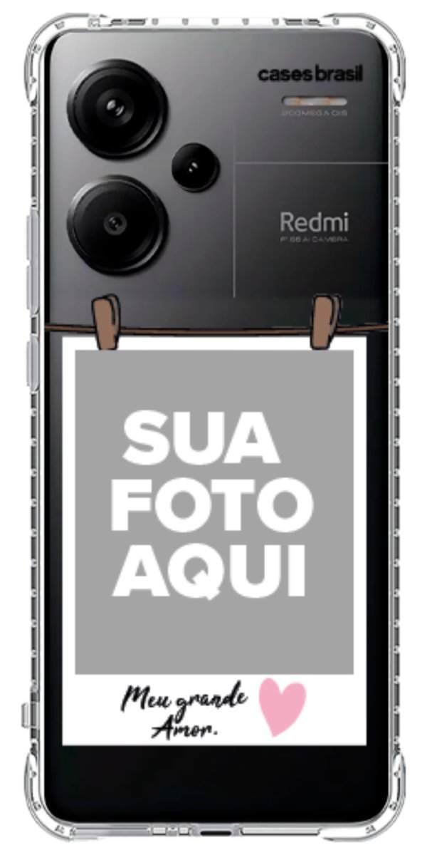 Capinha para Celular Polaroid Meu Grande Amor