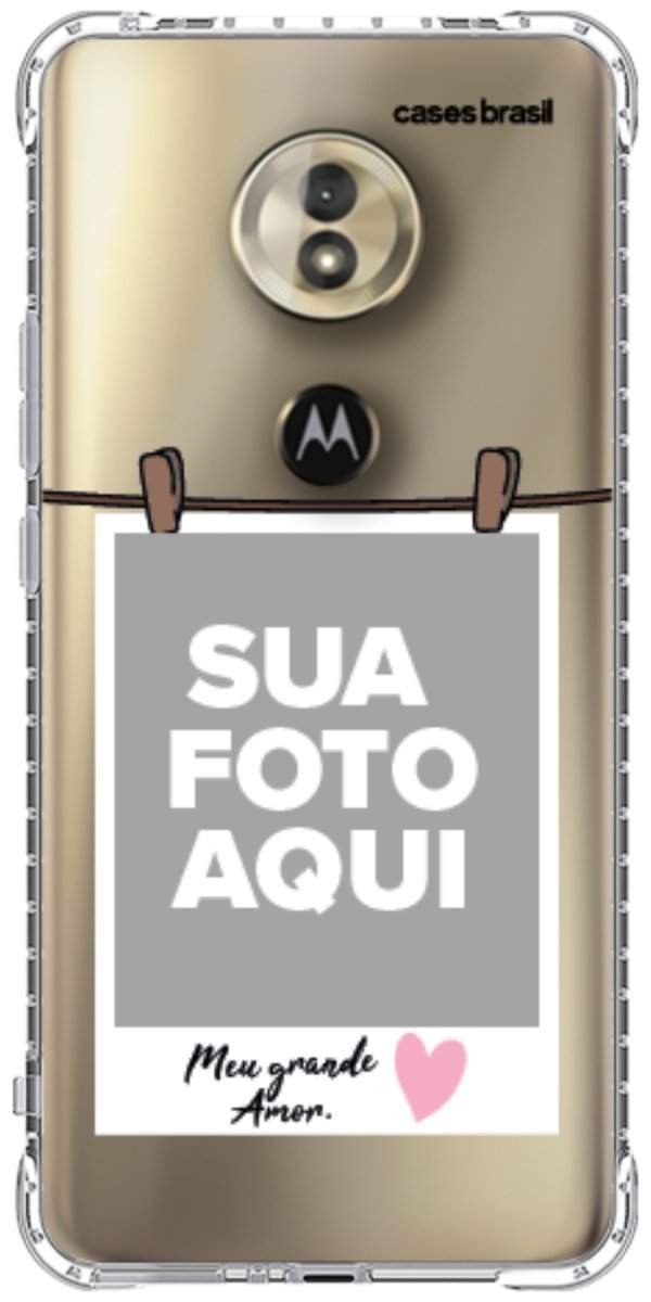 Capinha para Celular Polaroid Meu Grande Amor