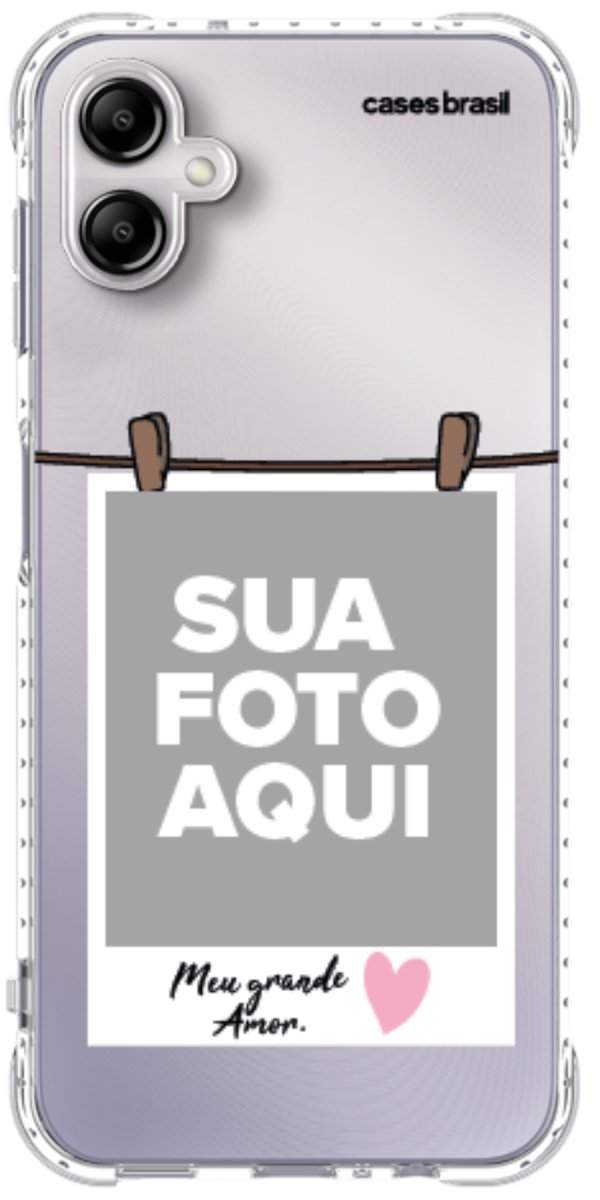 Capinha para Celular Polaroid Meu Grande Amor