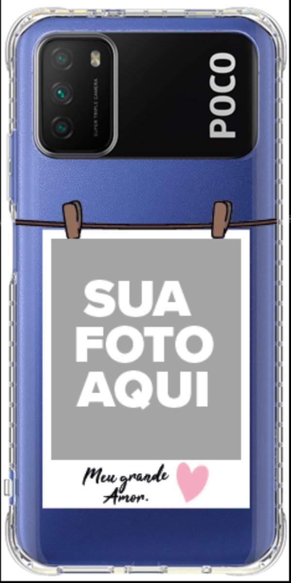 Capinha para Celular Polaroid Meu Grande Amor