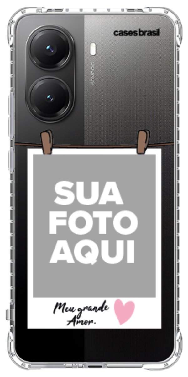 Capinha para Celular Polaroid Meu Grande Amor
