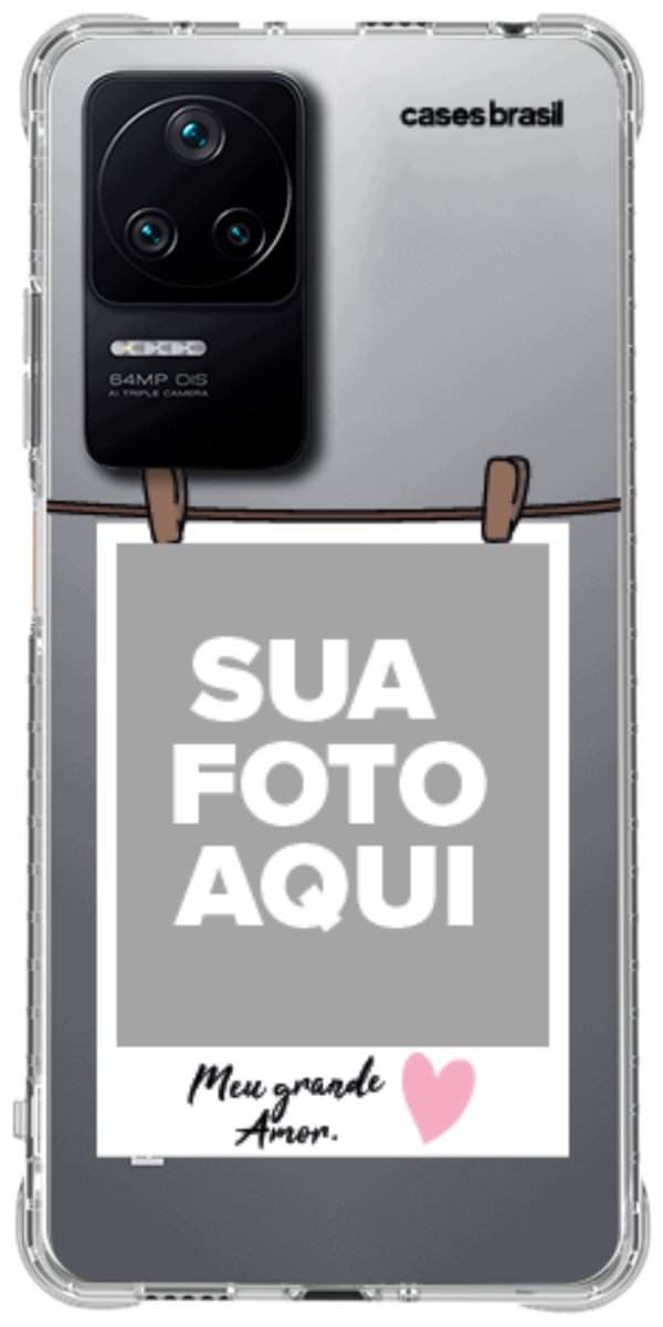 Capinha para Celular Polaroid Meu Grande Amor