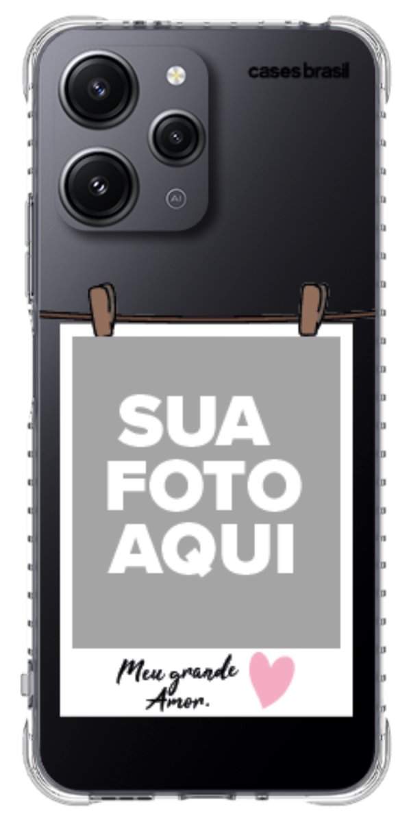 Capinha para Celular Polaroid Meu Grande Amor