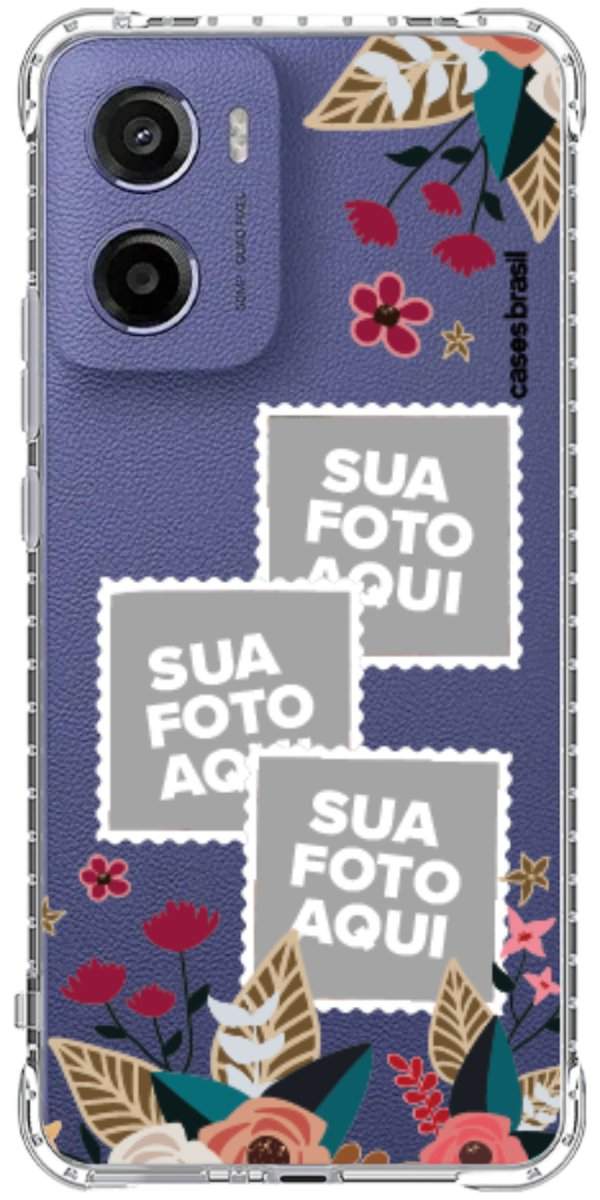 Capinha para Celular Recortes Floridos