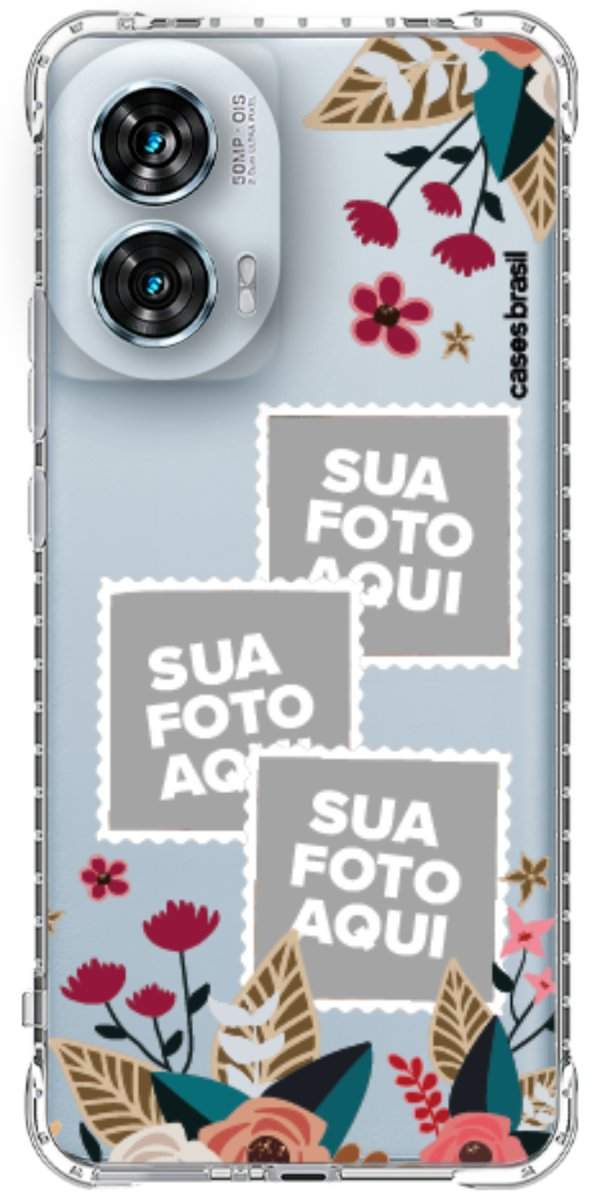 Capinha para Celular Recortes Floridos