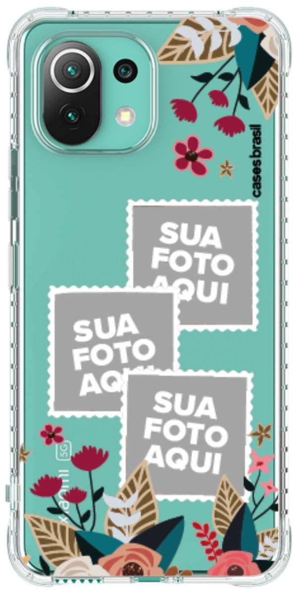 Capinha para Celular Recortes Floridos