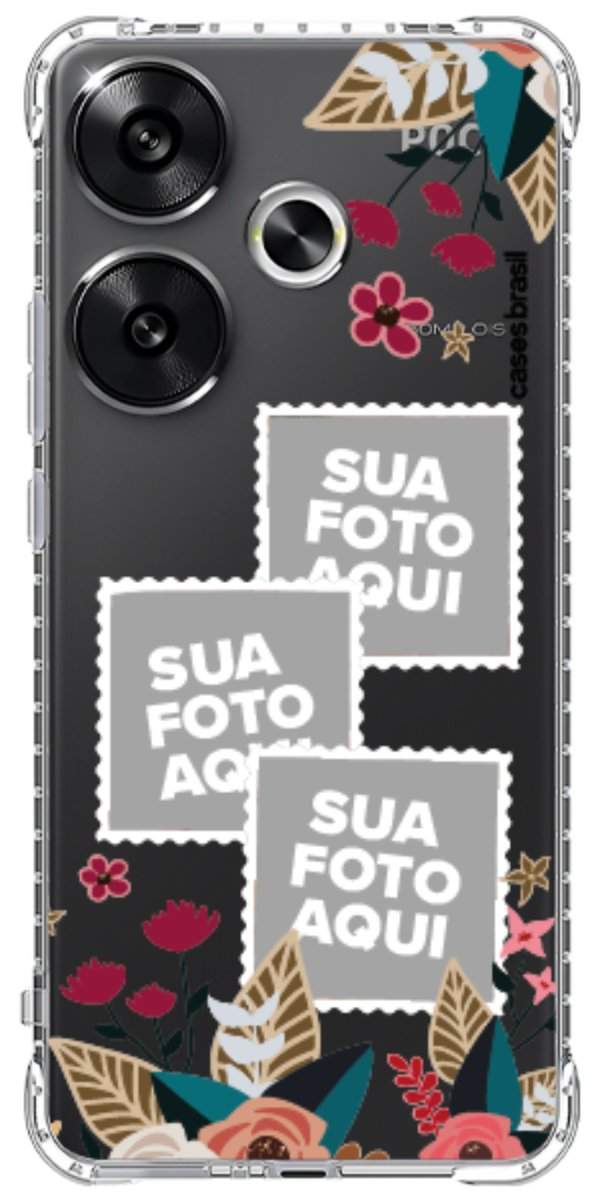 Capinha para Celular Recortes Floridos