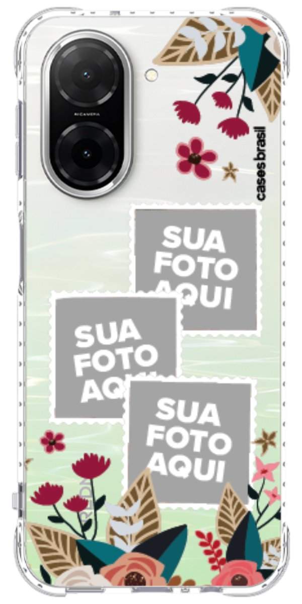 Capinha para Celular Recortes Floridos