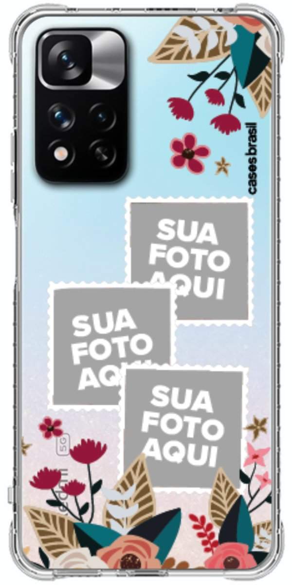Capinha para Celular Recortes Floridos