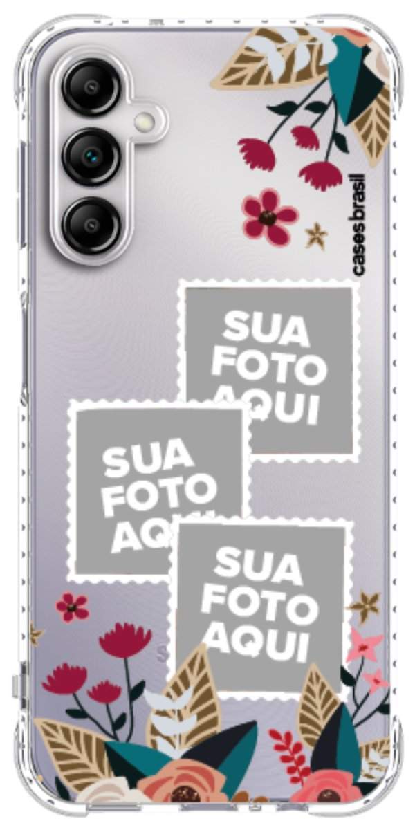 Capinha para Celular Recortes Floridos