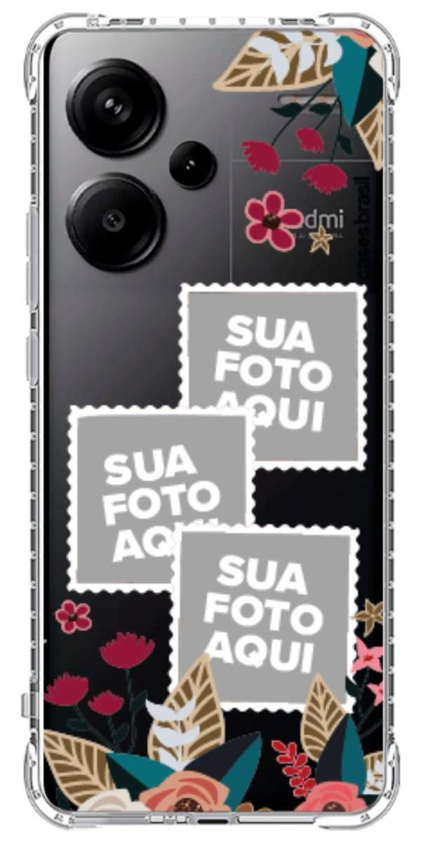 Capinha para Celular Recortes Floridos