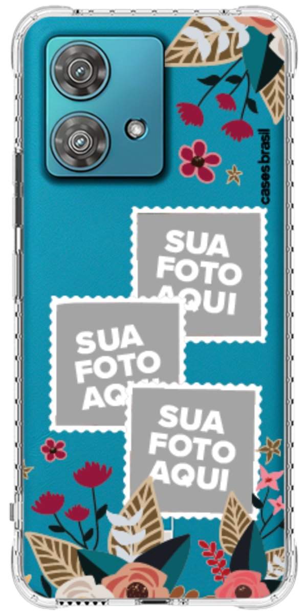 Capinha para Celular Recortes Floridos