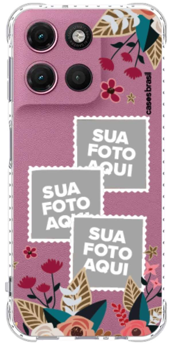 Capinha para Celular Recortes Floridos