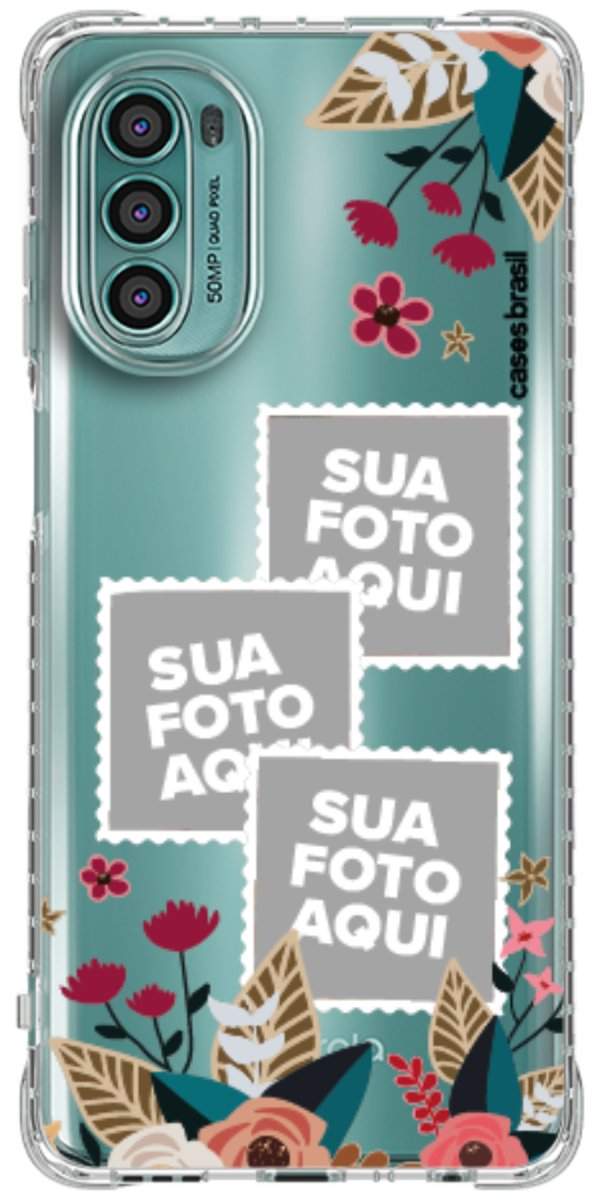Capinha para Celular Recortes Floridos