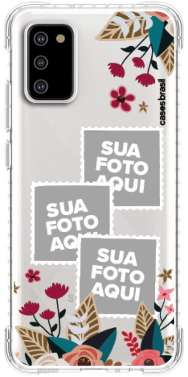 Capinha para Celular Recortes Floridos