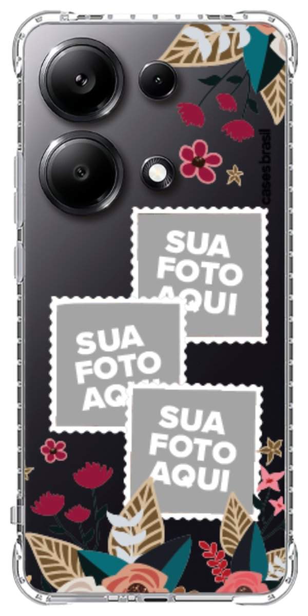 Capinha para Celular Recortes Floridos