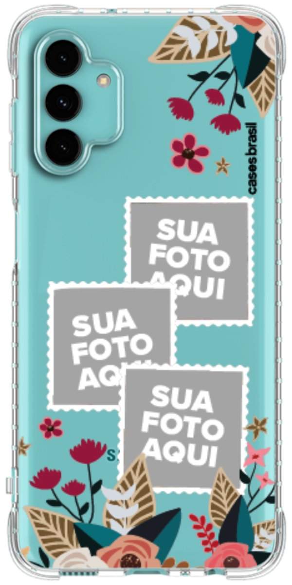 Capinha para Celular Recortes Floridos