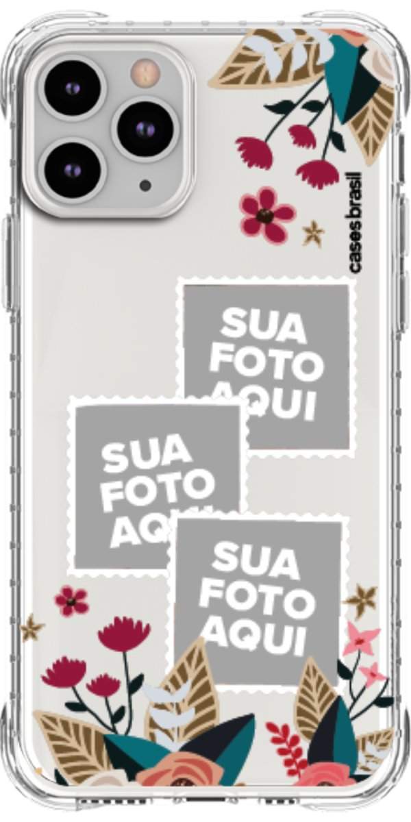 Capinha para Celular Recortes Floridos
