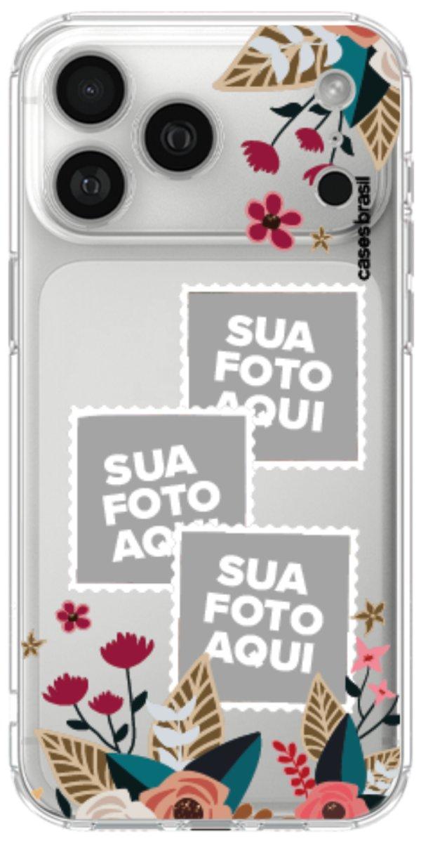 Capinha para Celular Recortes Floridos