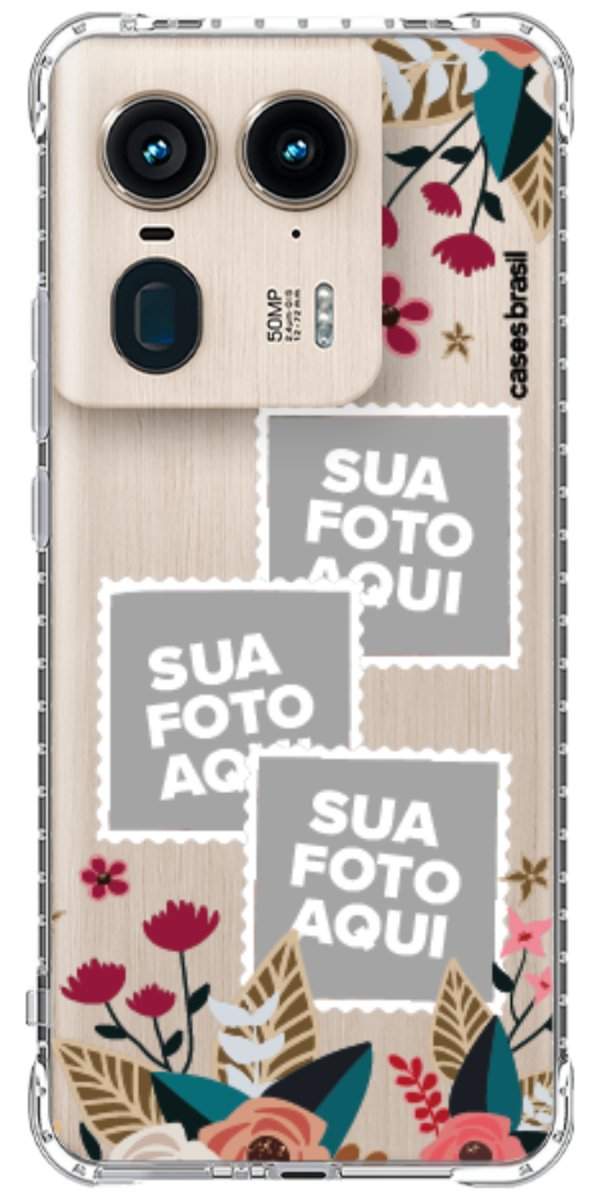 Capinha para Celular Recortes Floridos