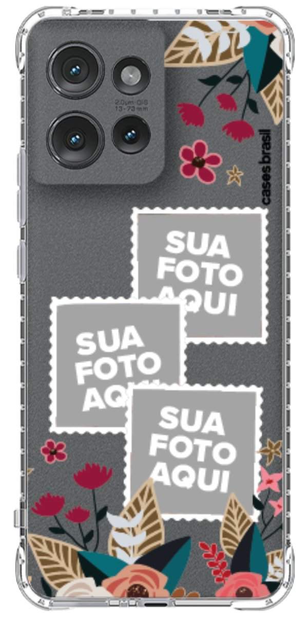 Capinha para Celular Recortes Floridos
