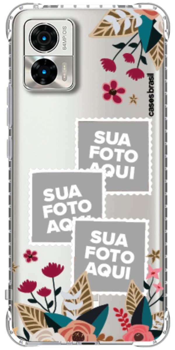 Capinha para Celular Recortes Floridos