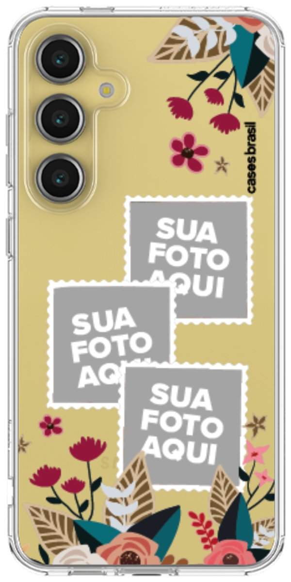Capinha para Celular Recortes Floridos