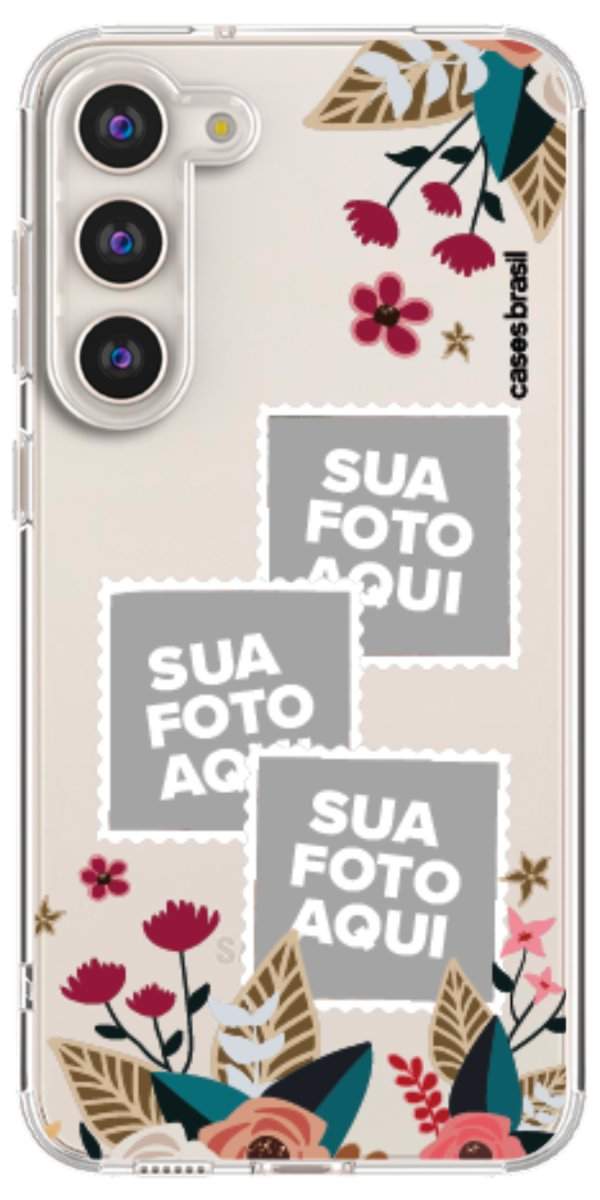 Capinha para Celular Recortes Floridos
