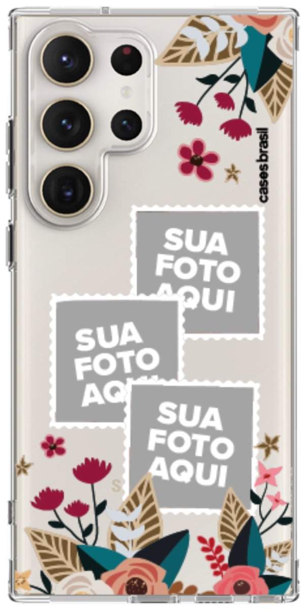 Capinha para Celular Recortes Floridos