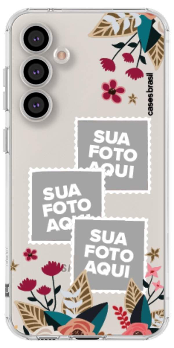 Capinha para Celular Recortes Floridos