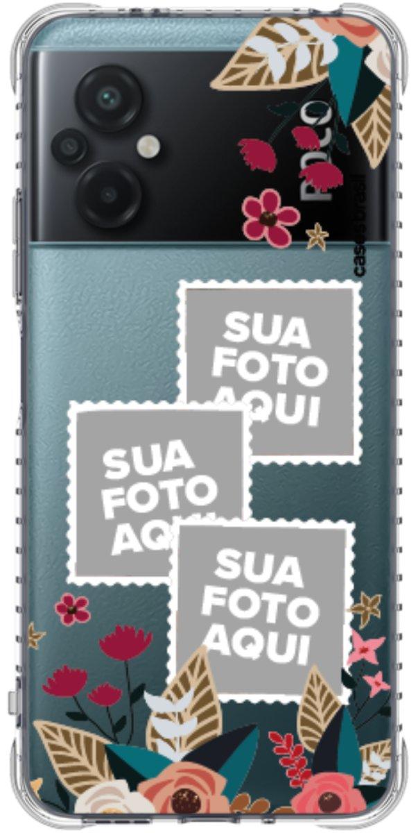 Capinha para Celular Recortes Floridos