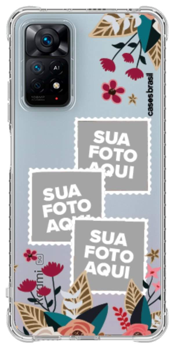 Capinha para Celular Recortes Floridos