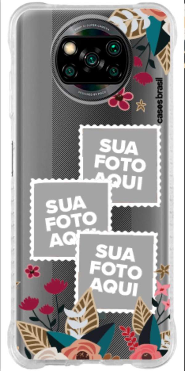 Capinha para Celular Recortes Floridos
