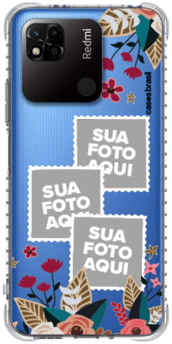Capinha para Celular Recortes Floridos