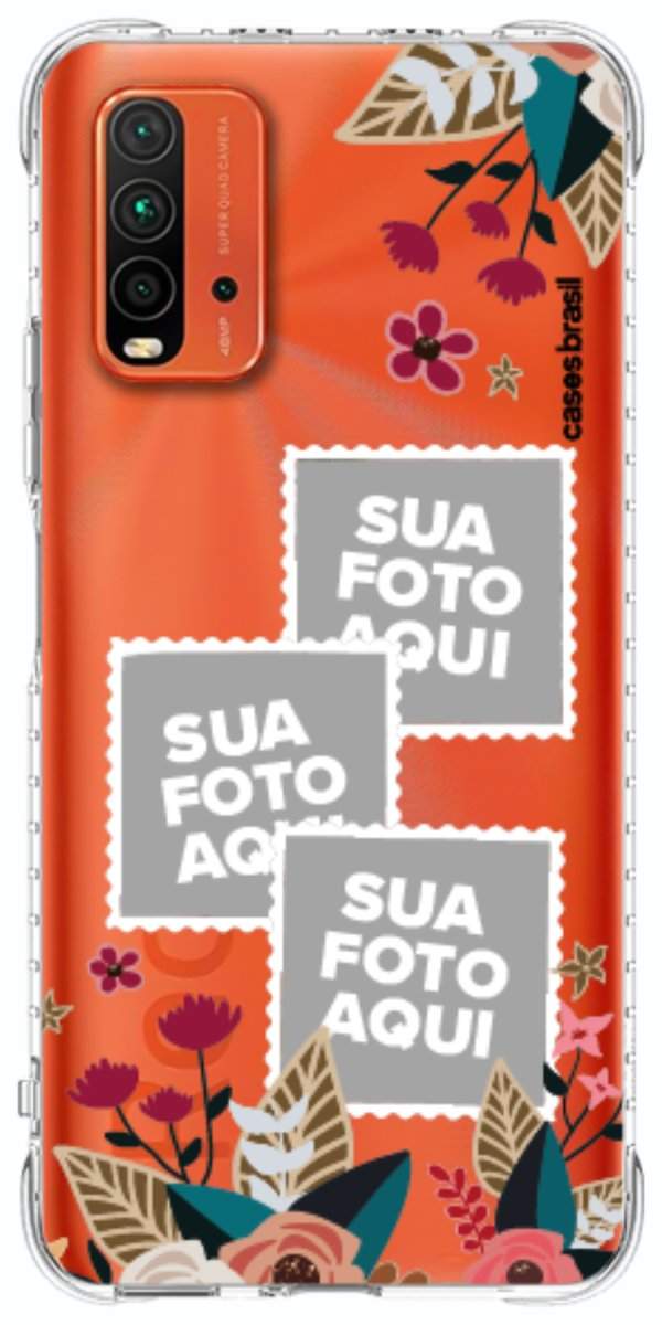Capinha para Celular Recortes Floridos