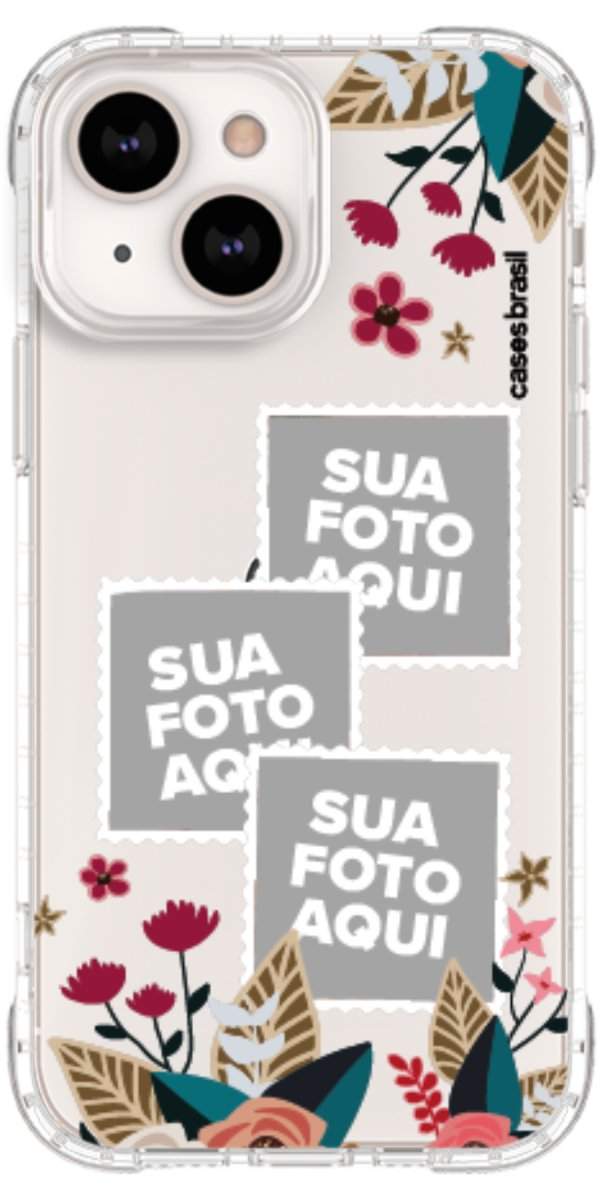 Capinha para Celular Recortes Floridos