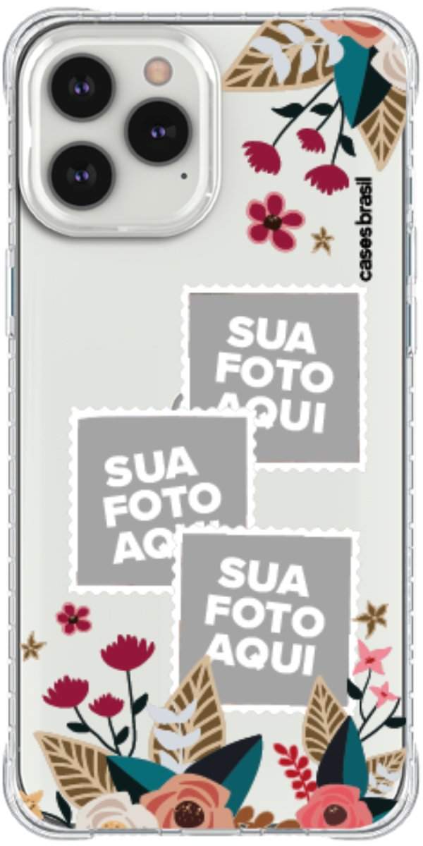 Capinha para Celular Recortes Floridos