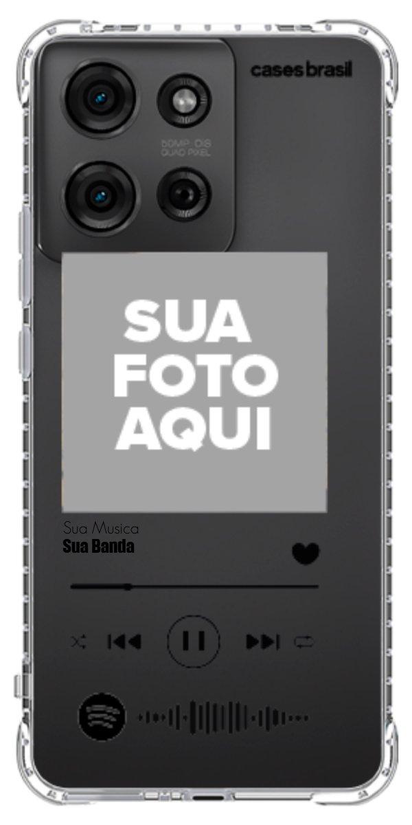 Capinha para Celular Polaroid com Sua Música