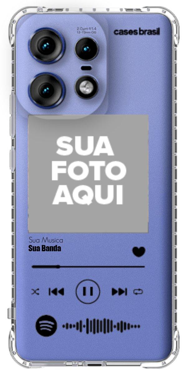 Capinha para Celular Polaroid com Sua Música