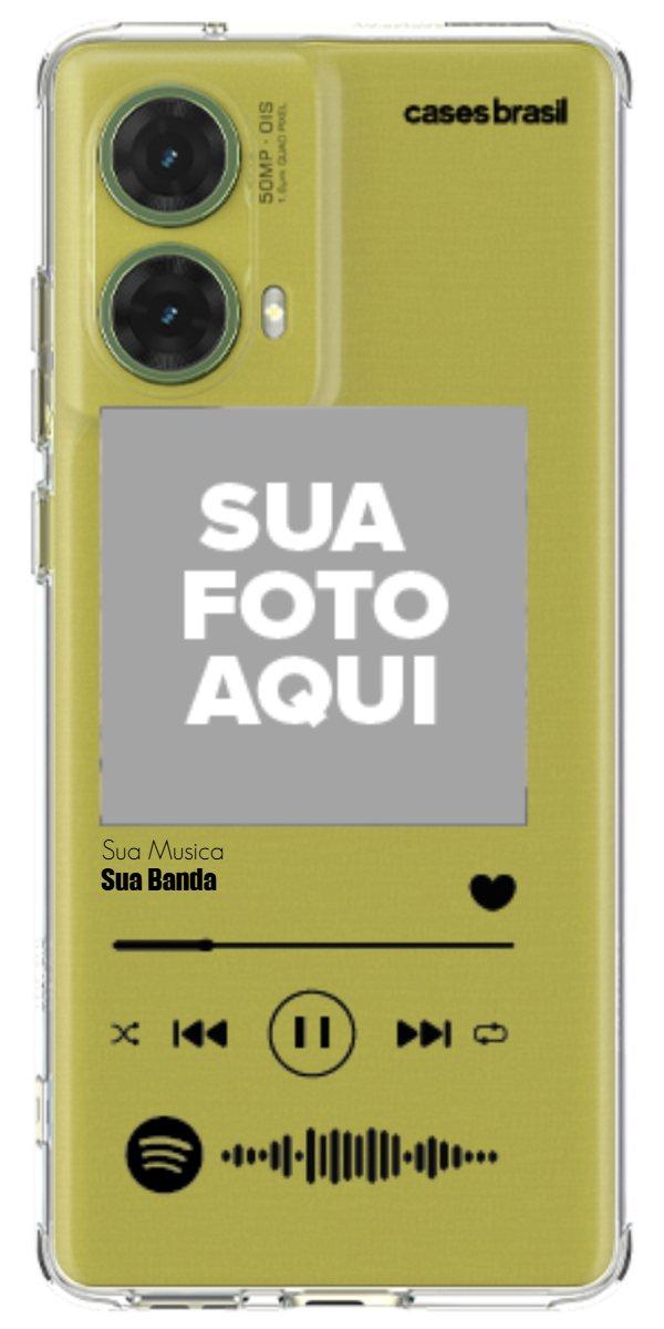 Capinha para Celular Polaroid com Sua Música