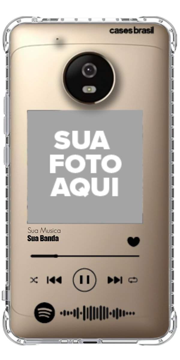 Capinha para Celular Polaroid com Sua Música