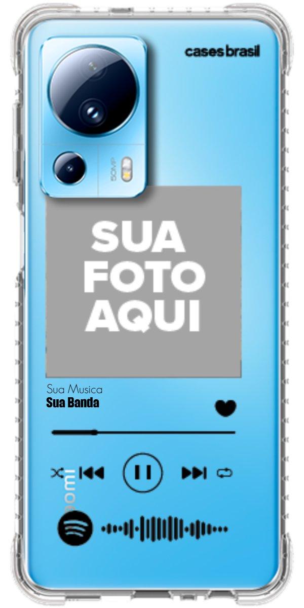 Capinha para Celular Polaroid com Sua Música