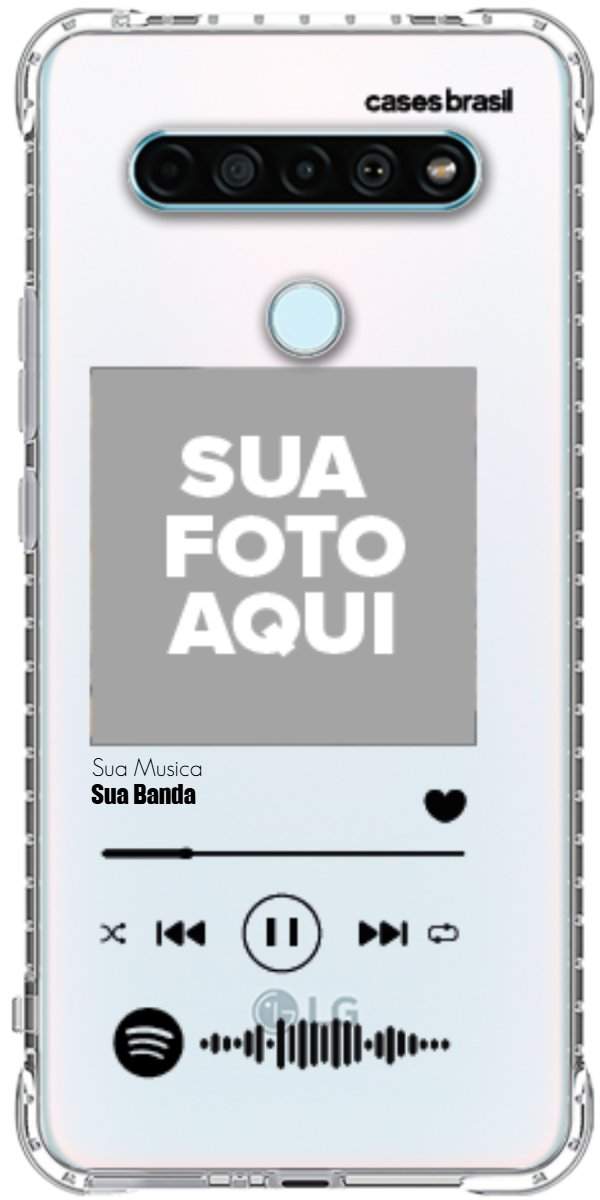 Capinha para Celular Polaroid com Sua Música