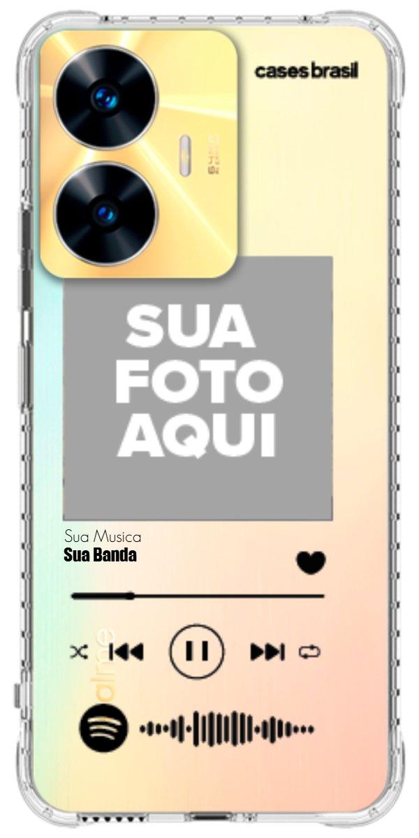 Capinha para Celular Polaroid com Sua Música
