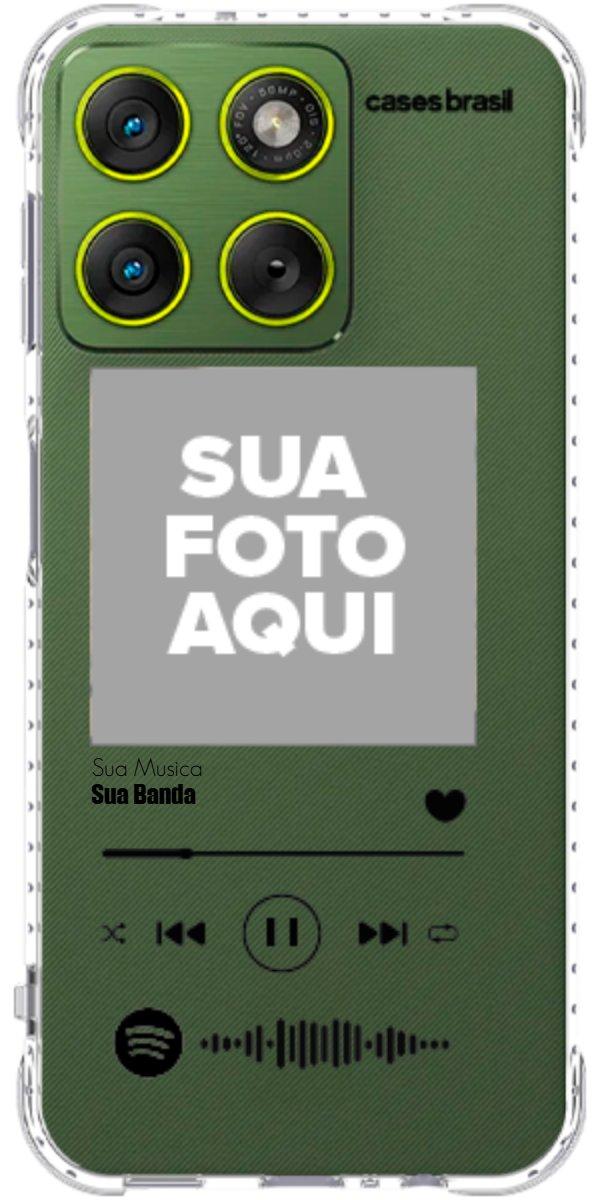 Capinha para Celular Polaroid com Sua Música
