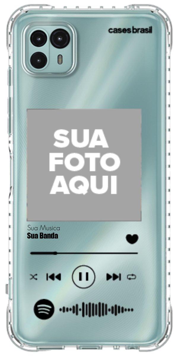 Capinha para Celular Polaroid com Sua Música