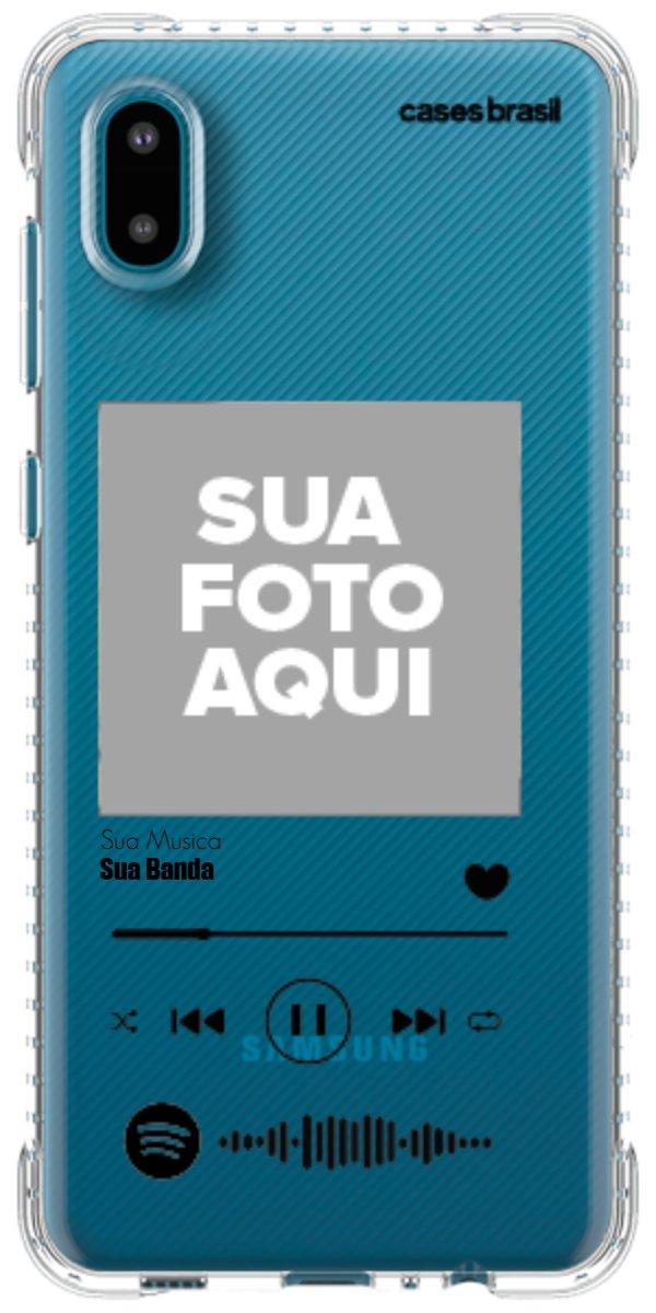 Capinha para Celular Polaroid com Sua Música