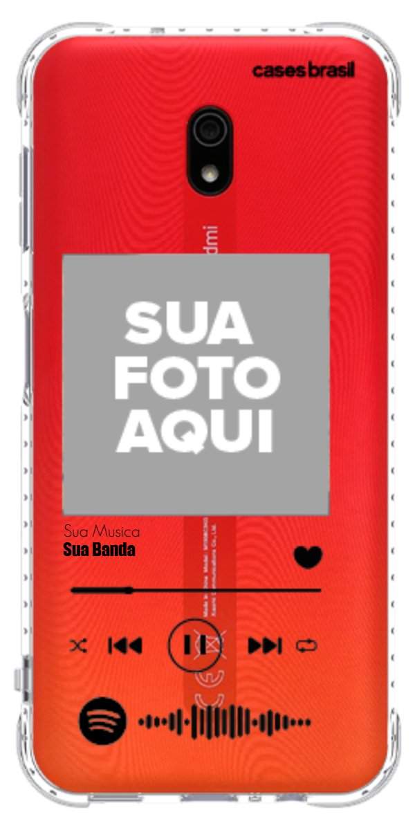 Capinha para Celular Polaroid com Sua Música
