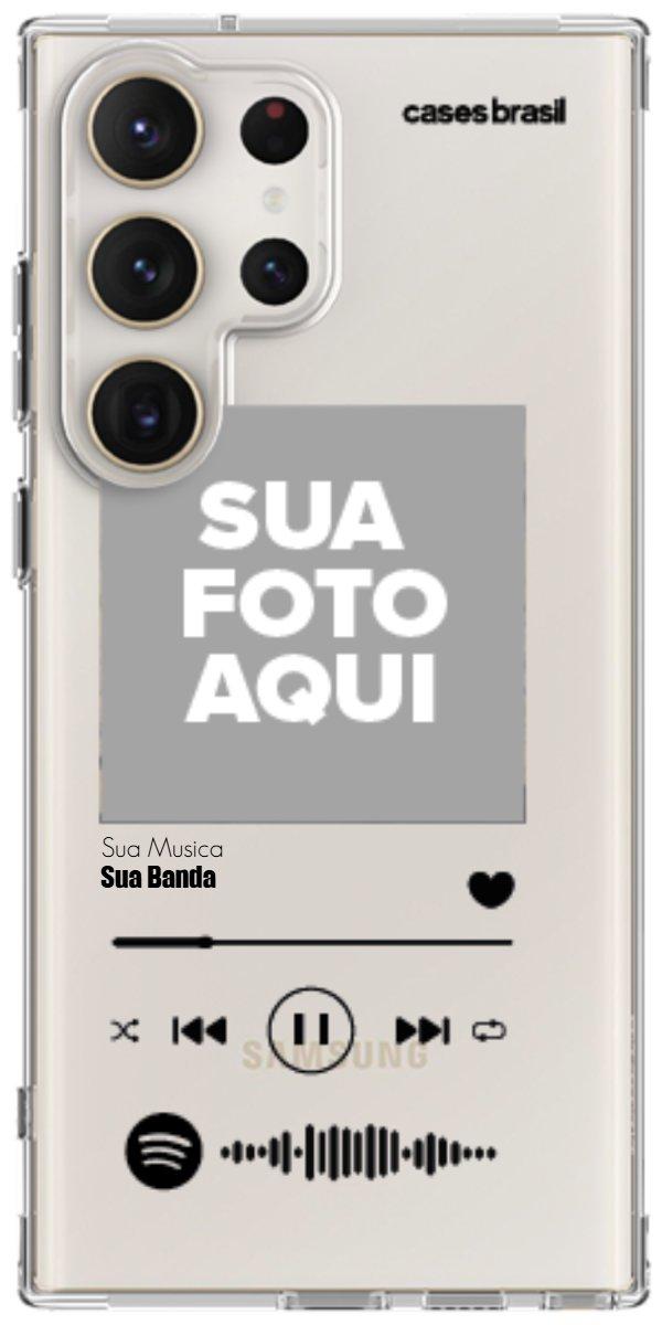 Capinha para Celular Polaroid com Sua Música