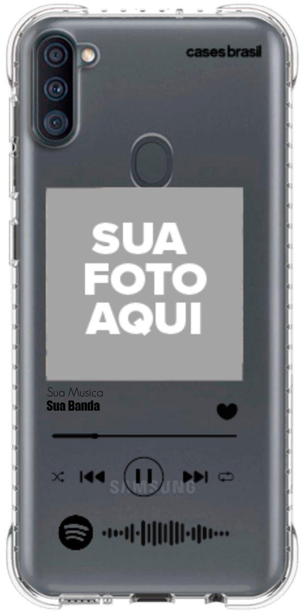 Capinha para Celular Polaroid com Sua Música